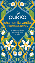 Chamomile, Vanilla and Manuka honey tea - øko - Pukka te