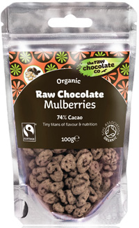 Mulberry Raw Chocolate 125g