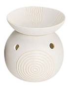 Keramik duftlampe, hvid