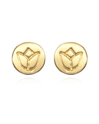 Satya Gold Lotus Earrings - Seedling