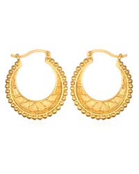 Satya Interwoven Gold Hoop Earrings