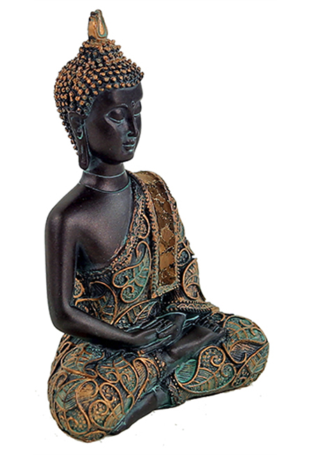 Mediterende Buddha - 15cm
