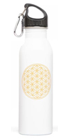 Bodhi Drikkeflaske Med Karabinhage - 700ML (White/Mandala)