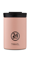 24Bottle - Travel Tumbler - 350ml (Stone Finish Dusty Pink)