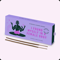 Natural ayurvedic incense - Evening - I found myself in a female orgy