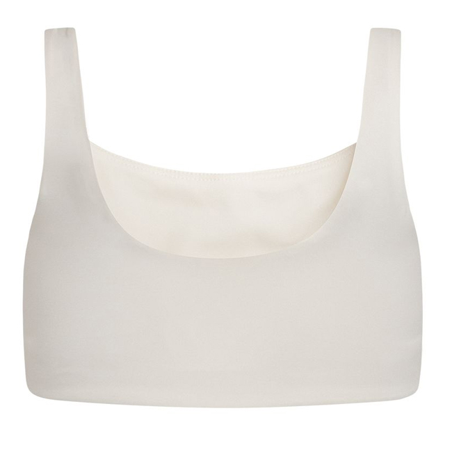 Girlfriend Collective Tommy Bra Square Neck (Ivory)