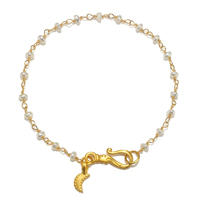 Satya Scatter Light Pearl Chain Bracelet