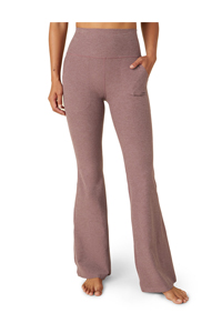 Beyond Yoga Spacedye All Day Flare High Waisted (Sienna Brown Heather)
