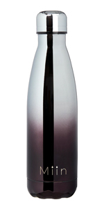 Miin Bottle - 500ML (Sølv/Sort)