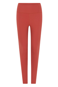 Girlfriend Collective RIB High-Rise Legging Long (Red Clay)