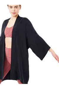 Mandala Yoga Kimono (Black)