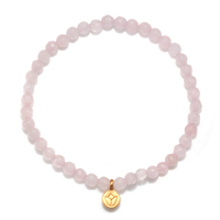 Satya Supported in Love Lotus Rose Quartz Bracelet