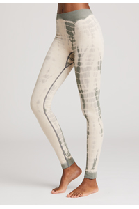 Gai + Lisva Lena Tie Dye Yoga Legging (Vintage White)