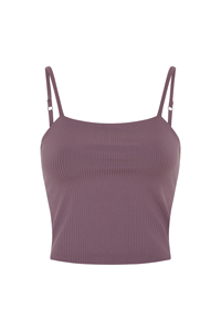 Girlfriend Collective Rib cami Top (Pewter)