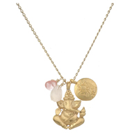 Satya Ganesha Hindu God, Loving Harmony Necklace