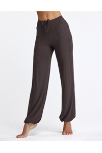 TempsDanse Bari Bamboo Half-Wide Pants (Carbon)