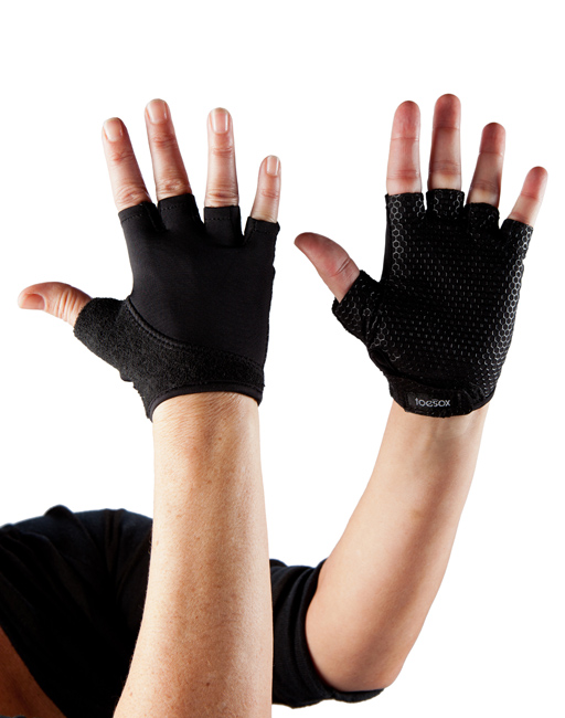 partikel stå på række plus ToeSox Grip gloves (Black)
