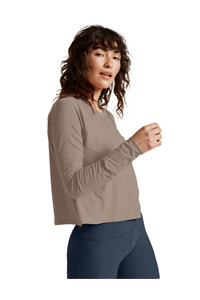 Beyond Yoga Featherweight Daydreamer Pullover (Birch Heather)