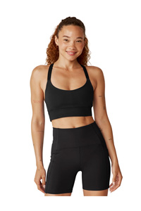 Beyond Yoga Powerbeyond Strive Long Line Bra (Black)