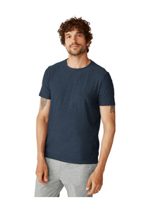 Beyond Yoga Always Beyond Crew Tee (Nocturnal Navy)