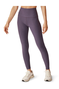 Beyond Yoga High Waisted Midi Legging (Purple Haze Heather)