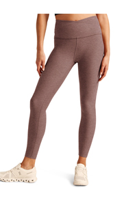 Beyond Yoga Spacedye At Your Leisure High Waisted Midi Legging (Rose Brush Heather)