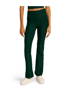 Beyond Yoga High Waisted Practice Pant (Dark Spruce Green Heather)