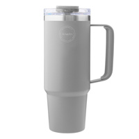 AYA&IDA Thermo Cup with Straw - 885ML (Light Grey)