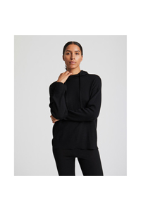 Gai + Lisva Jenny Merino Hoodie (Black)