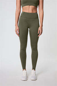 Girlfriend Collective Float High-Rise Legging Long (Cured Green)