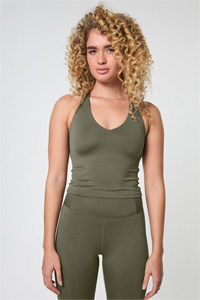 Girlfriend Collective Float Zoe Tank (Cured Green)