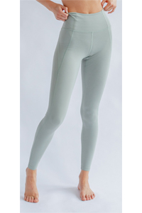 Girlfriend Collective Compressive High-Rise Legging Long (Agave)