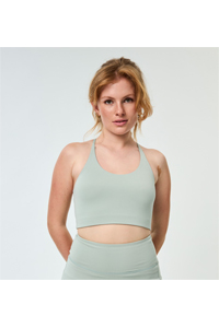 Girlfriend Collective Float Cleo Halter Bra (Atmosphere)