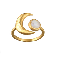 Satya Cradled in Light Moonstone Ring