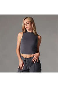 Tavi Mock Neck Tank (Glacial)