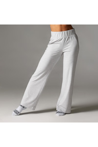 Tavi Brushed Tec Knit Wide Leg Pant (Ash)