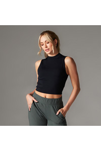 Tavi Mock Neck Tank (Ebony)