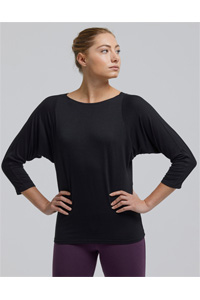 TempsDanse Bardane Bamboo Batsleeves T-shirt (Noir)