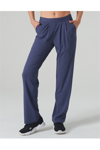 TempsDanse Allan Straight Leg Pleated Trousers (Midnight)