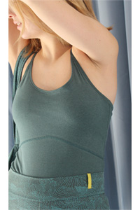 Yogamii Nidra Strap Top (Hope Green)