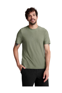 Beyond Yoga Always Beyond Crew Tee (Gray Sage Heather)