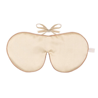 Classic Silk Lavender Eye Mask (Cream)