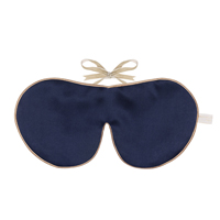 Classic Silk Lavender Eye Mask (Navy)