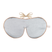 Classic Silk Lavender Eye Mask (Silver)