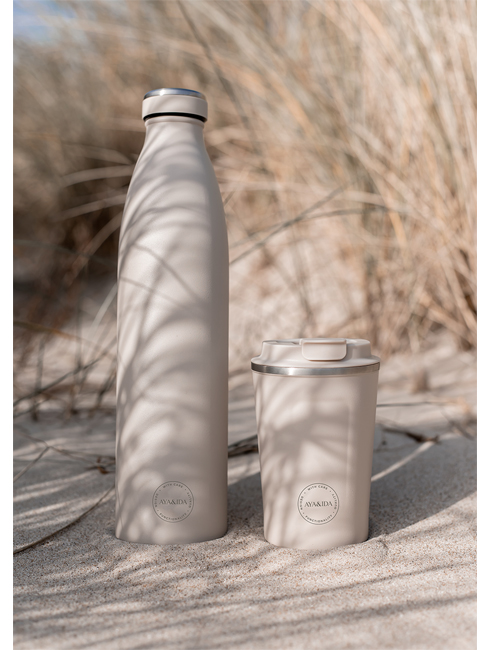 AYA&IDA Drikkeflaske - 1000ML (Cream Beige)