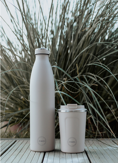 AYA&IDA Drikkeflaske - 500ML (Cream Beige)