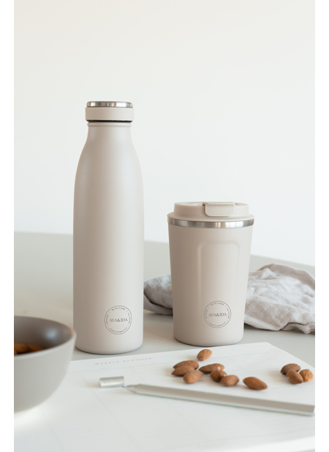 AYA&IDA Drikkeflaske - 500ML (Cream Beige)
