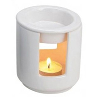 Lille duftlampe Hvid