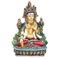 Hvid Tara - 15cm (Farvet)