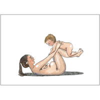 Mom and Baby Pose - A6
